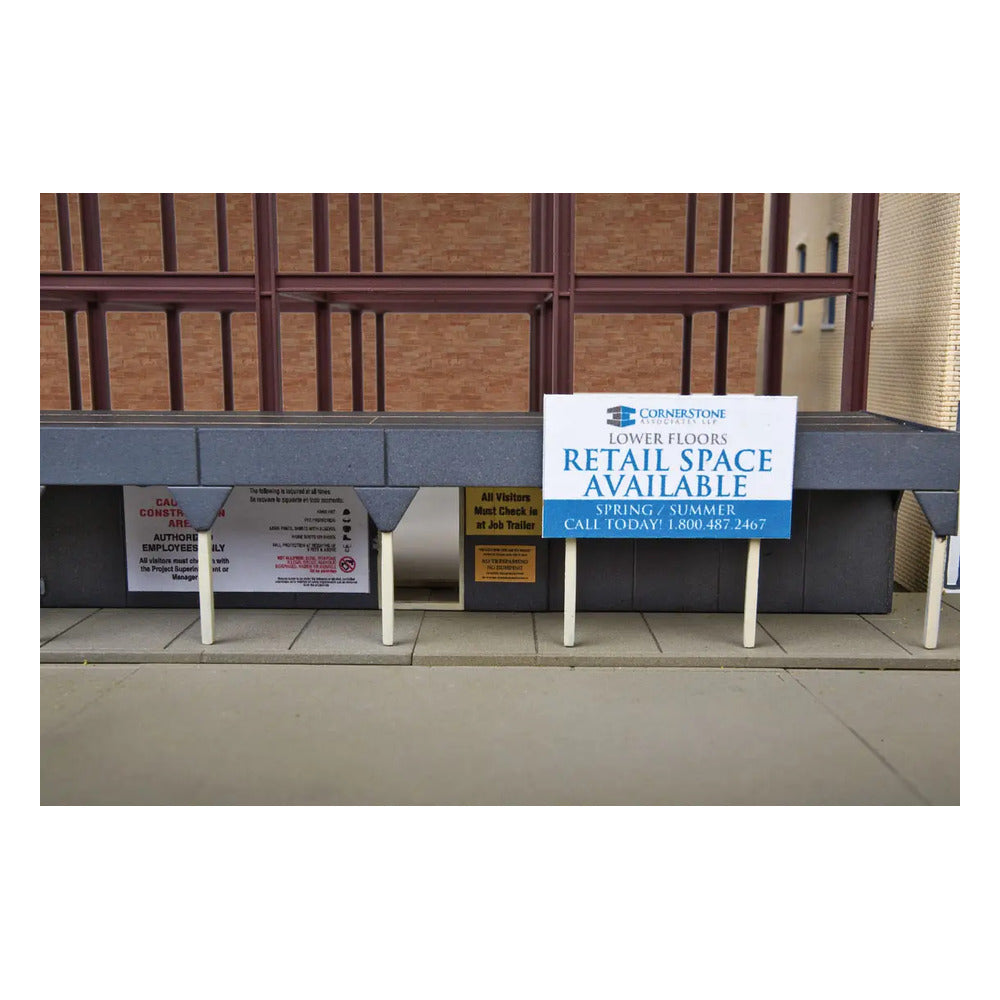 Walthers Cornerstone 3761 HO Skyscraper Construction Site Kit
