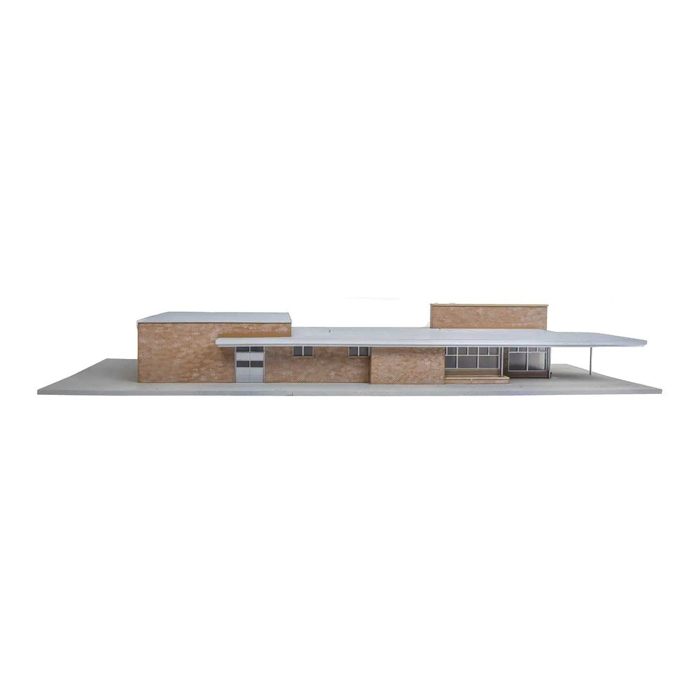 Walthers Cornerstone 933-4064 HO Modern Brick Santa Fe Station Kit