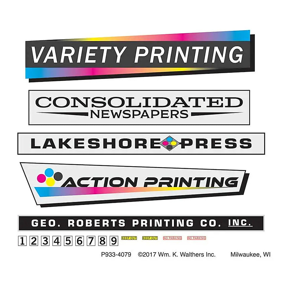 Walthers Cornerstone 933-4079 HO Modern Printing Plant Kit
