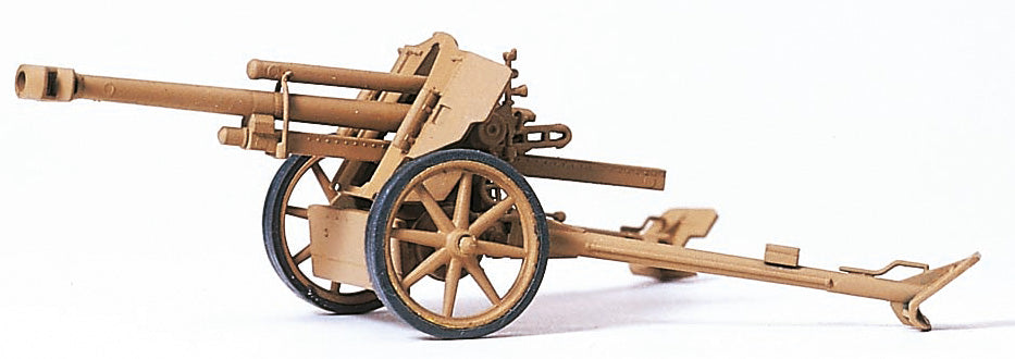 Preiser 16534 HO Scale German Field Howitzer Plastic Kit