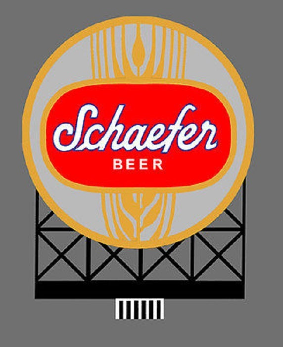 Miller Engineering 441302 HO/N Scale Schaefer Beer Billboard