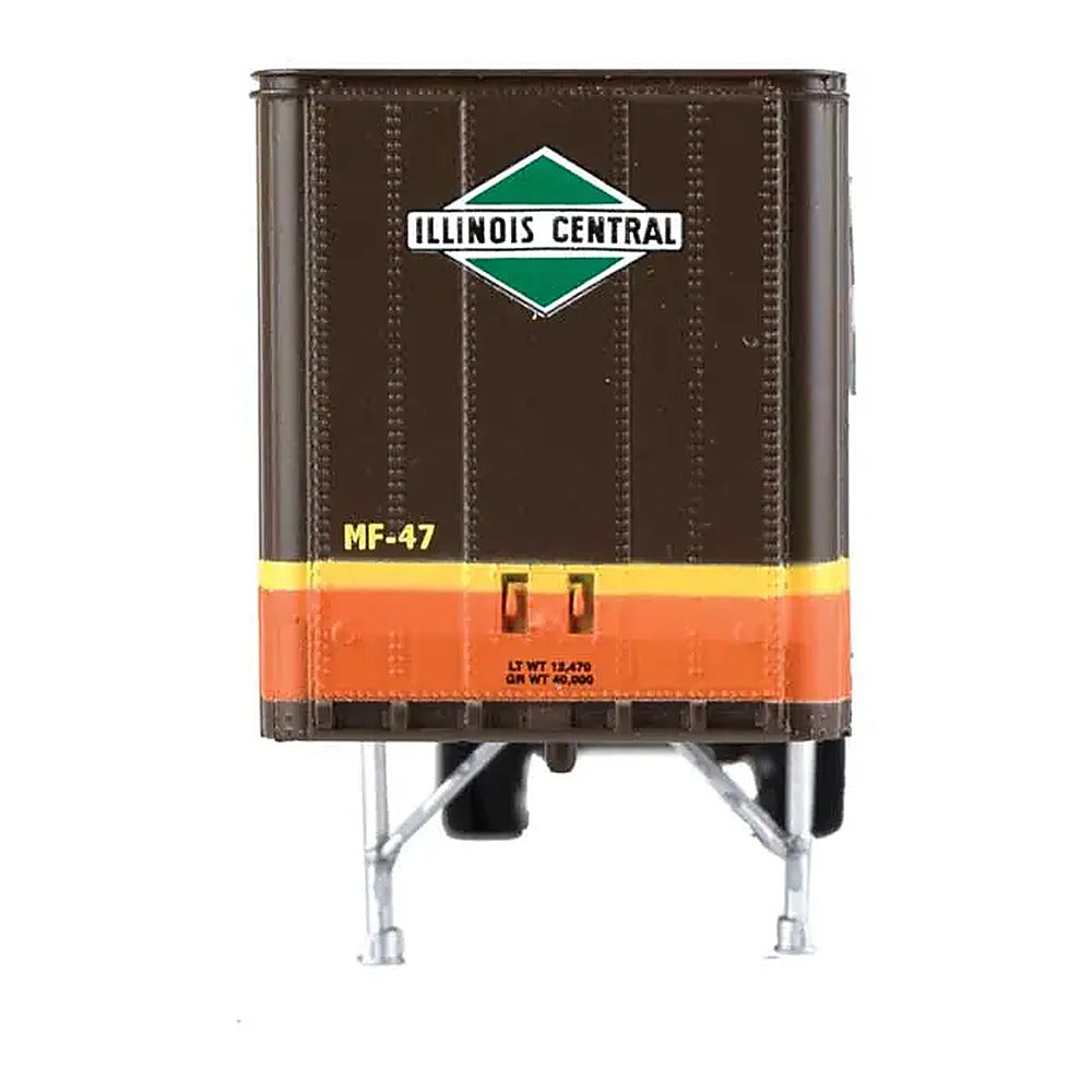 Walthers SceneMaster 949-2601 HO 40' Flexi-Van Illinois Central