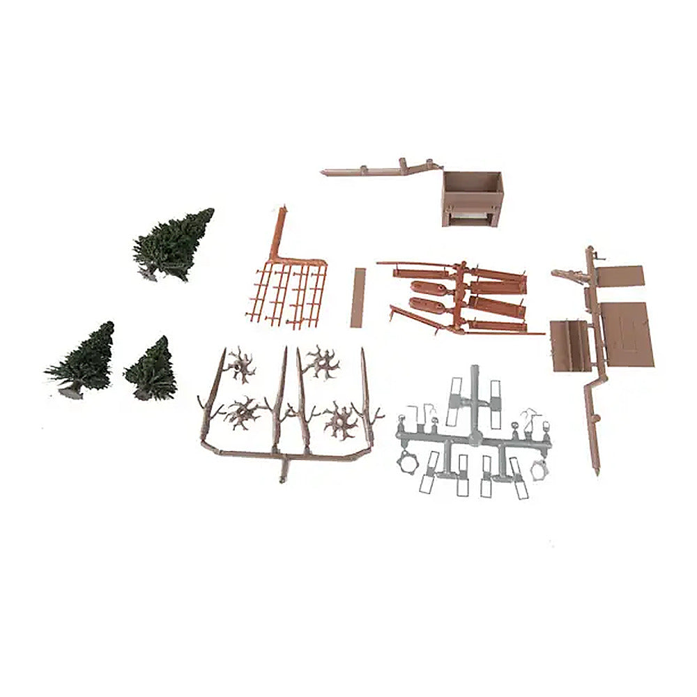 Walthers SceneMaster 949-2902 HO Camp Site with Two Trailers Kit