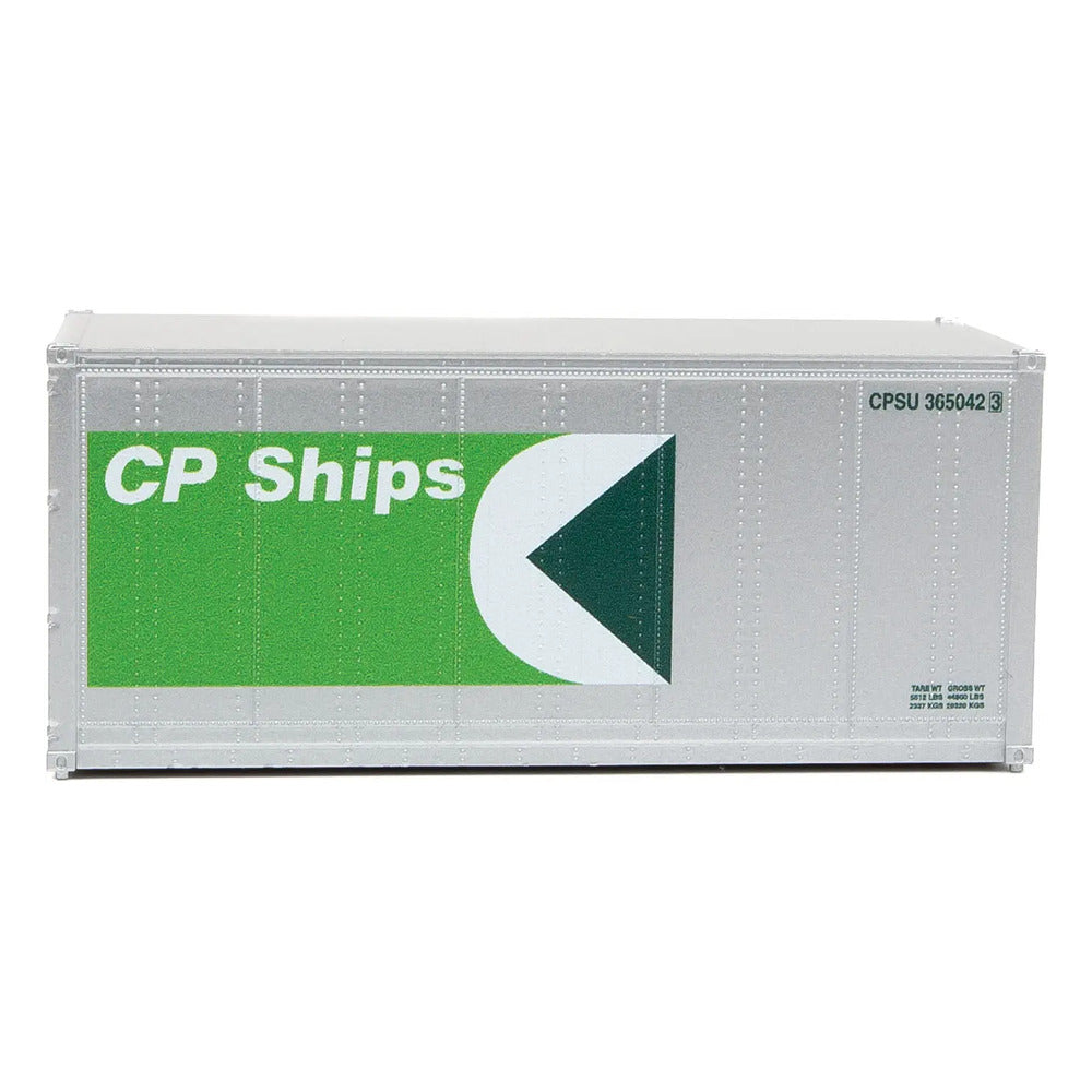 Walthers SceneMaster 949-8662 HO 20' Smooth-Side Container - CP Ships