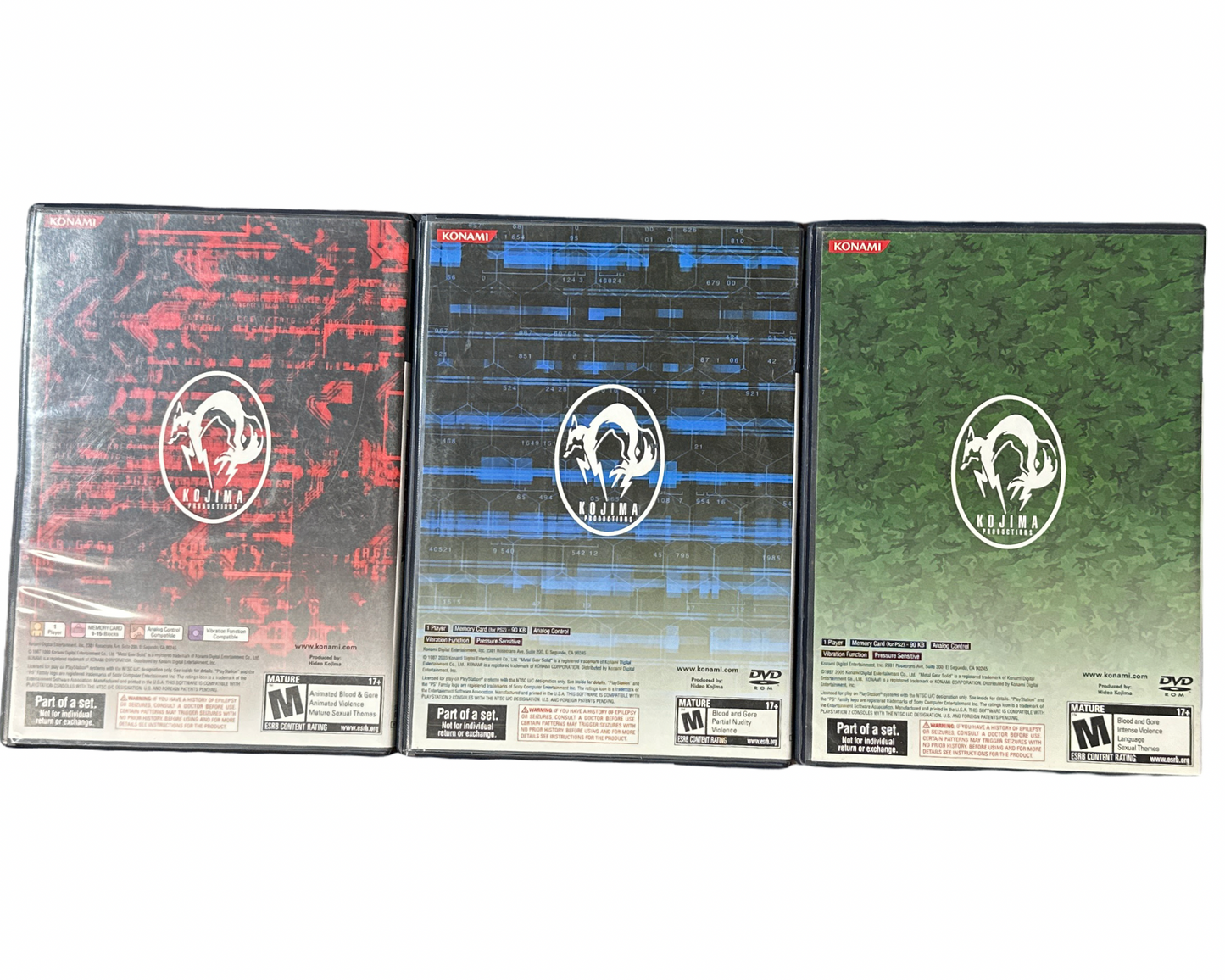 Metal Gear Solid Essential Collection - Playstation 2