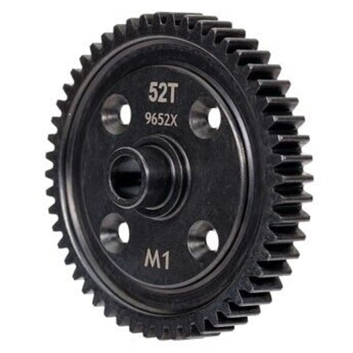 Traxxas 9652X Spur gear 52-tooth machined steel 1.0 metric pitch