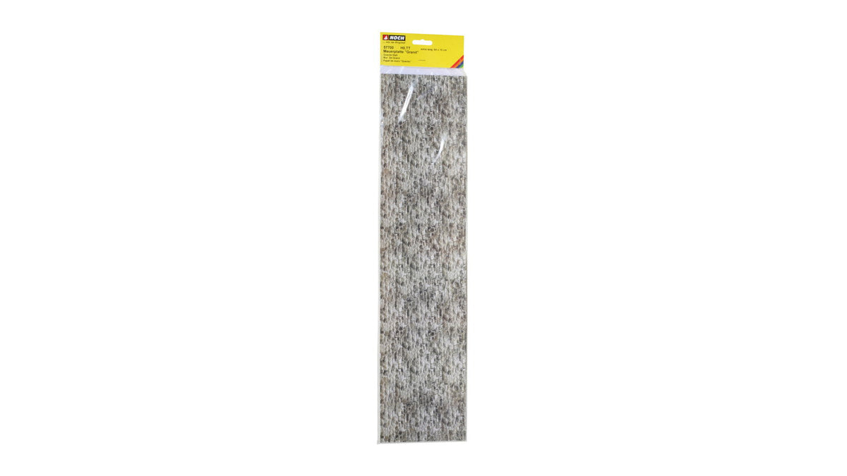 Noch 57700 HO/TT/O Scale Extra-Long Cardboard Sheet, Granite