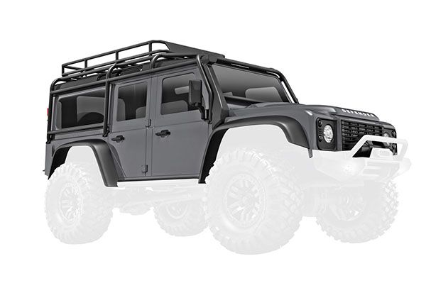 Traxxas 9712-SLVR TRX-4M Defender Silver Body