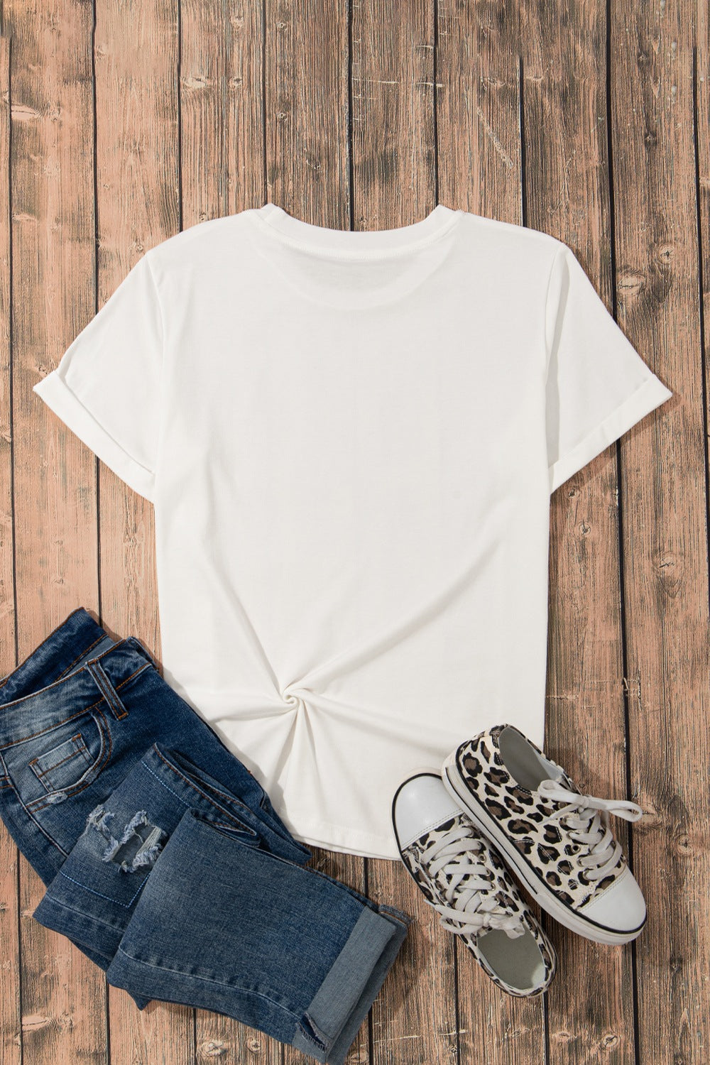 Easter Egg Bow Bunny Ear Graphic T-Shirt