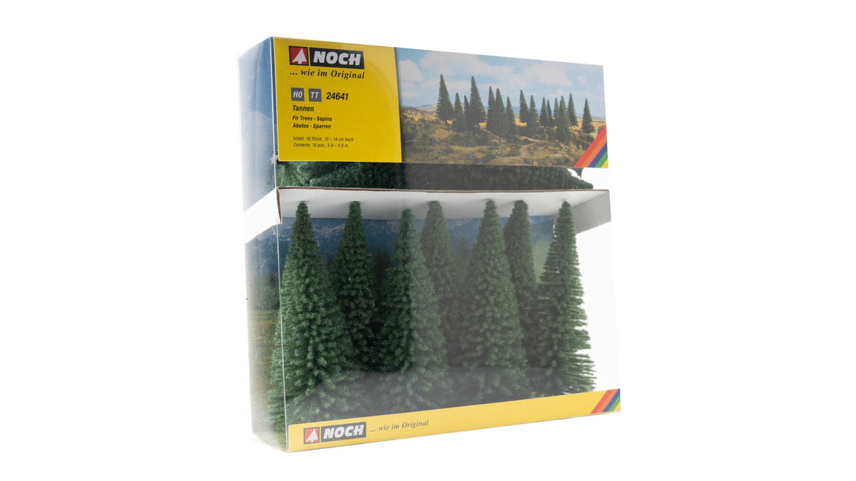 Noch 24641 HO/TT Scale Fir Trees, 10-14 cm, 16-Pack