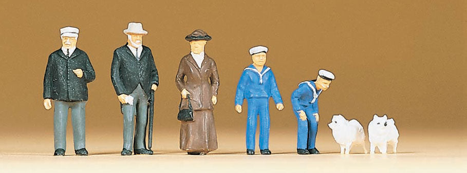 Preiser 12196 HO Scale 1900s Wilhelm II Era Figure Set