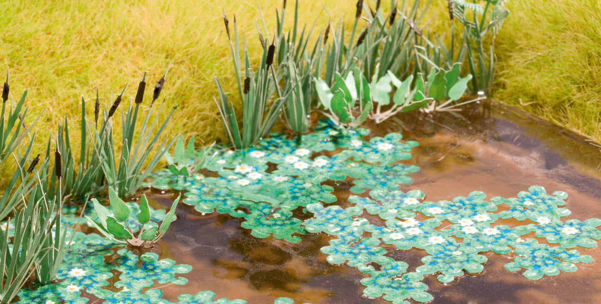Noch 14114 All Scale Water Lilies Laser-Cut Minis, 6 Plants