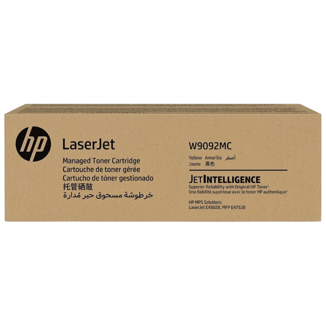 New, Pre-Owned - HP W9092MC High Yield Yellow Toner Cartridge