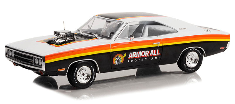 Greenlight 19123 1/18 Armor All 1970 Dodge Charger, Blown Engine