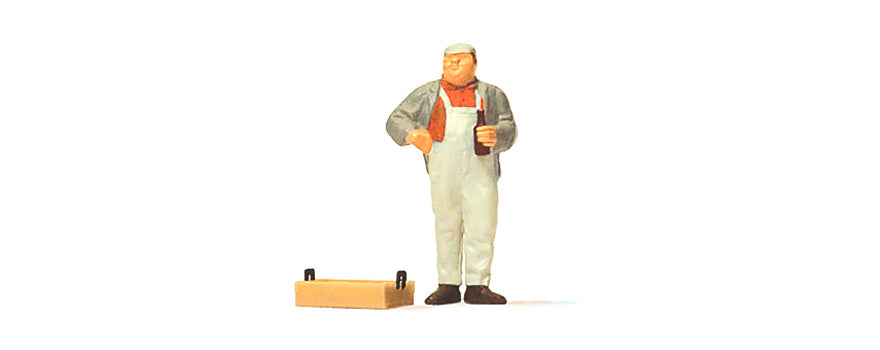 Preiser 28138 HO Scale The Last Bottle Figure