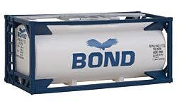 Walthers SceneMaster 949-8103 HO 20' Tank Container Kit - Bond