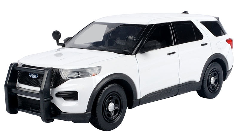 Motormax 76990WT 1/24 2022 Ford Police Interceptor Utility, White
