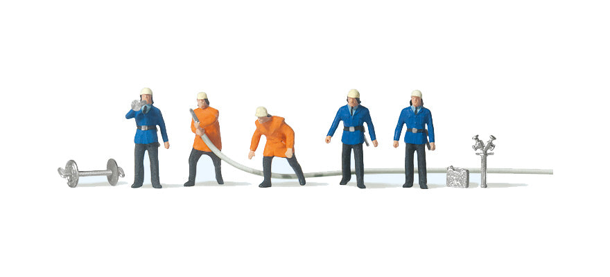 Preiser 79118 N Scale Firefighters Figure Set #4