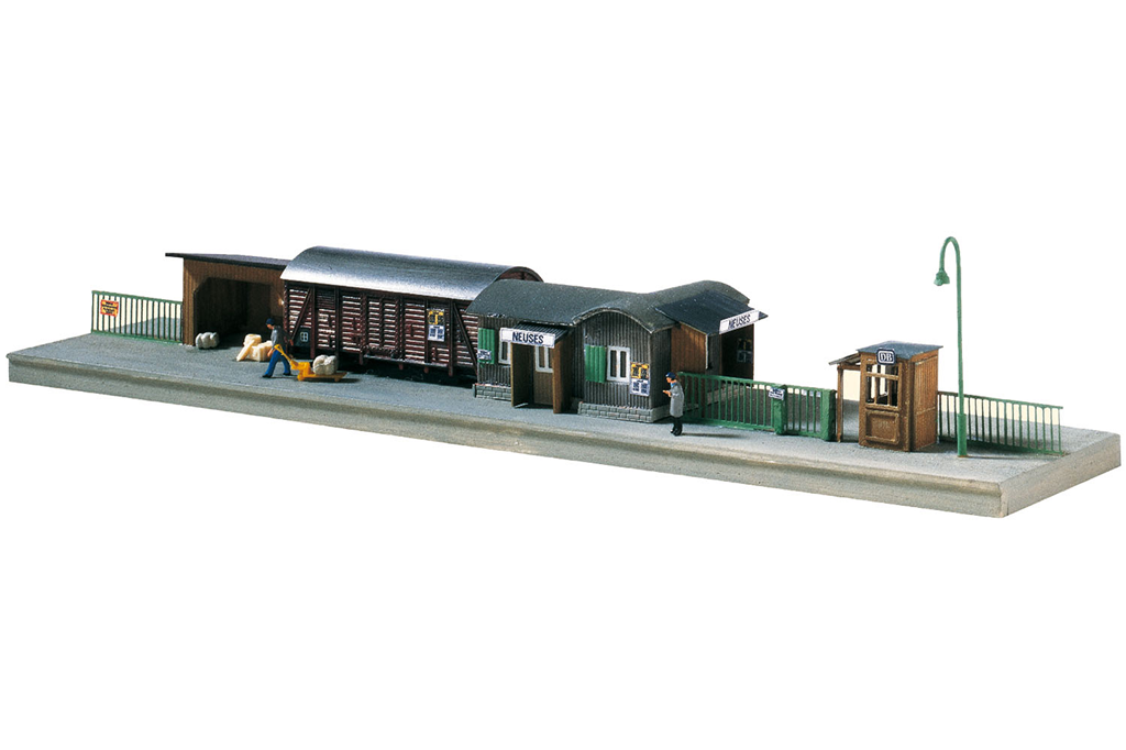 Piko 60028 N Scale Temporary Railroad Station Building Kit