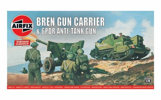Airfix 1309 1/76 Bren Carrier & 6 Pdr Anti-Tank