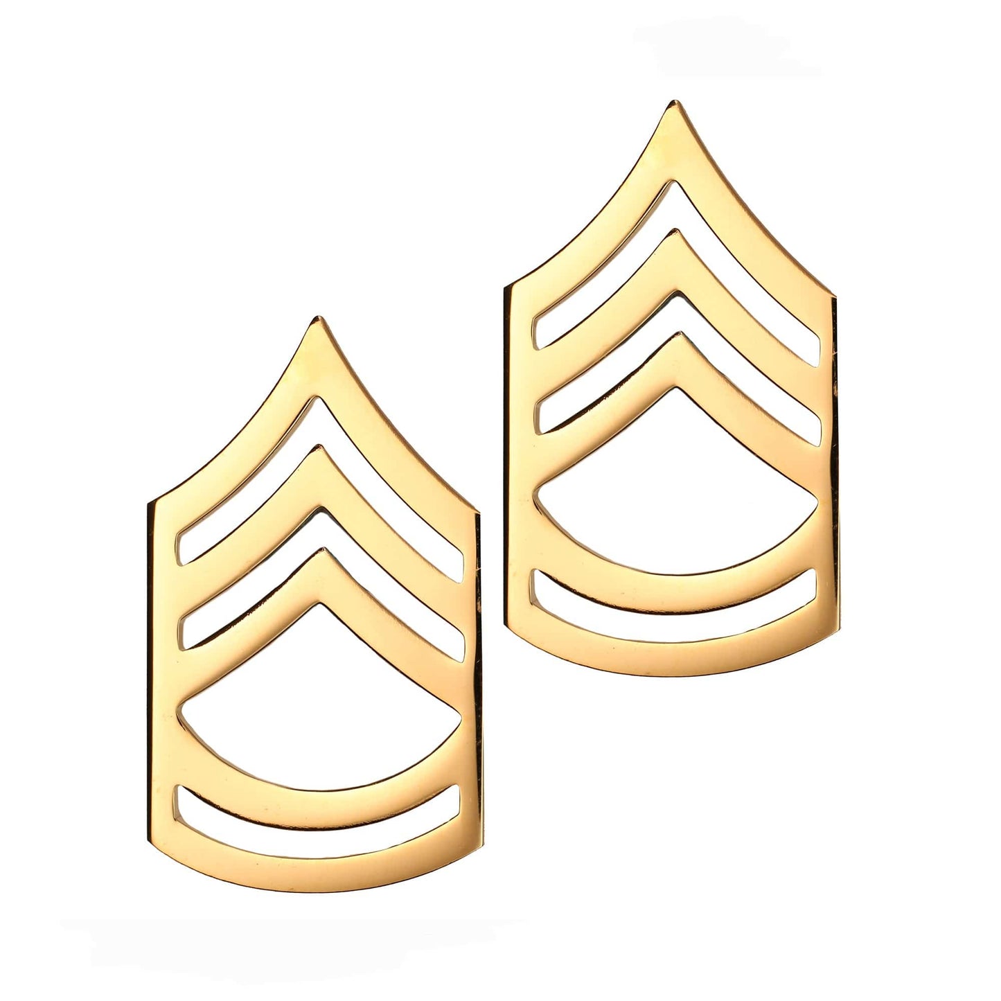 U.S. Army E7 Sergeant First Class STA-BRITE® Pin-on Rank (pair)