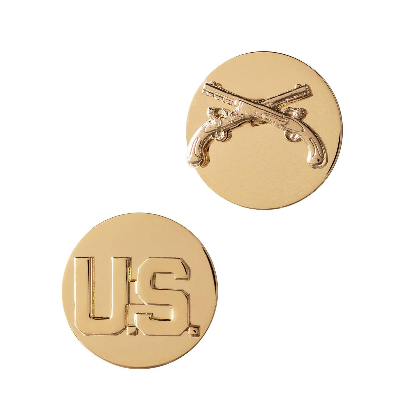 U.S. Army Enlisted Military Police & U.S. STA-BRITE® Pin-on (pair)