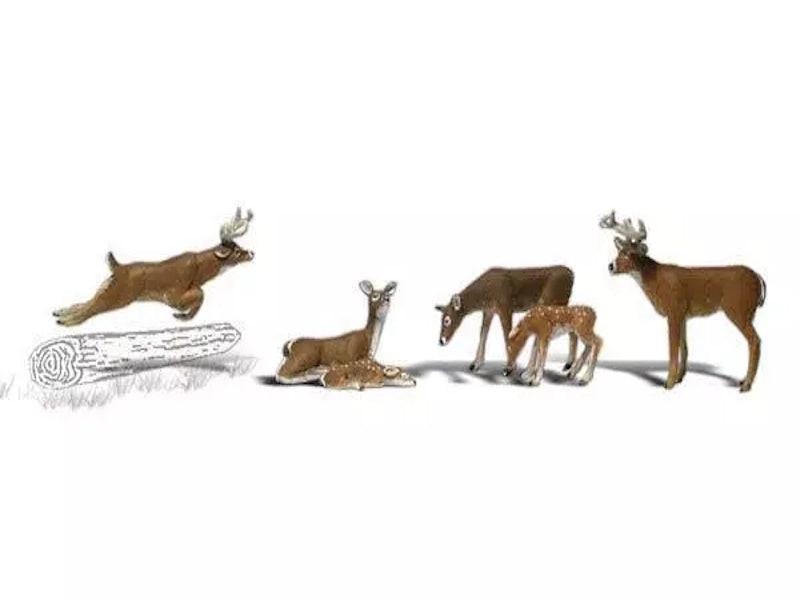 Woodland Scenics A2738 O Train Figures Deer
