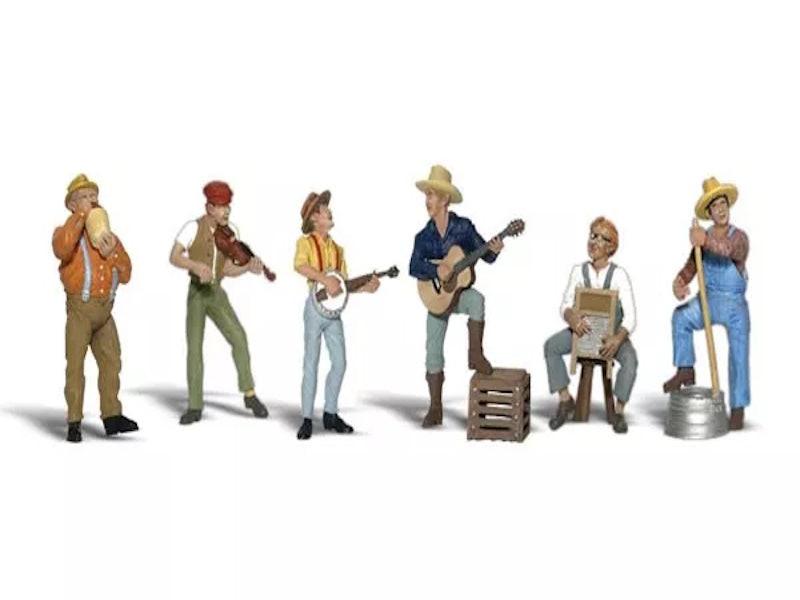 Woodland Scenics A2743 O Train Figures Jug band