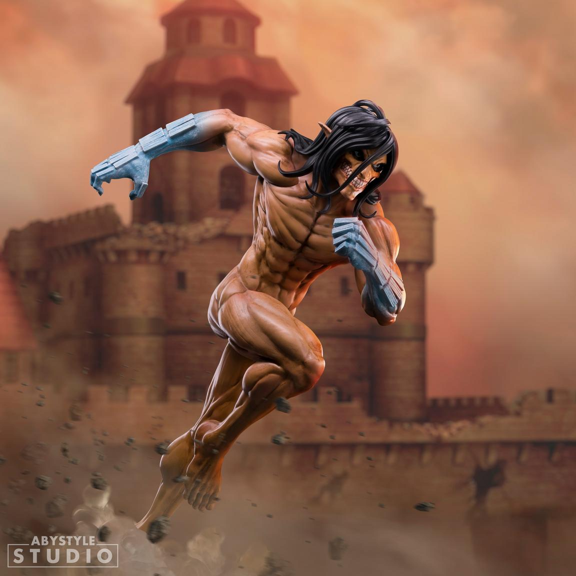 Attack on Titan Eren Yeager Titan Form Super Figure Collection SFC Figure