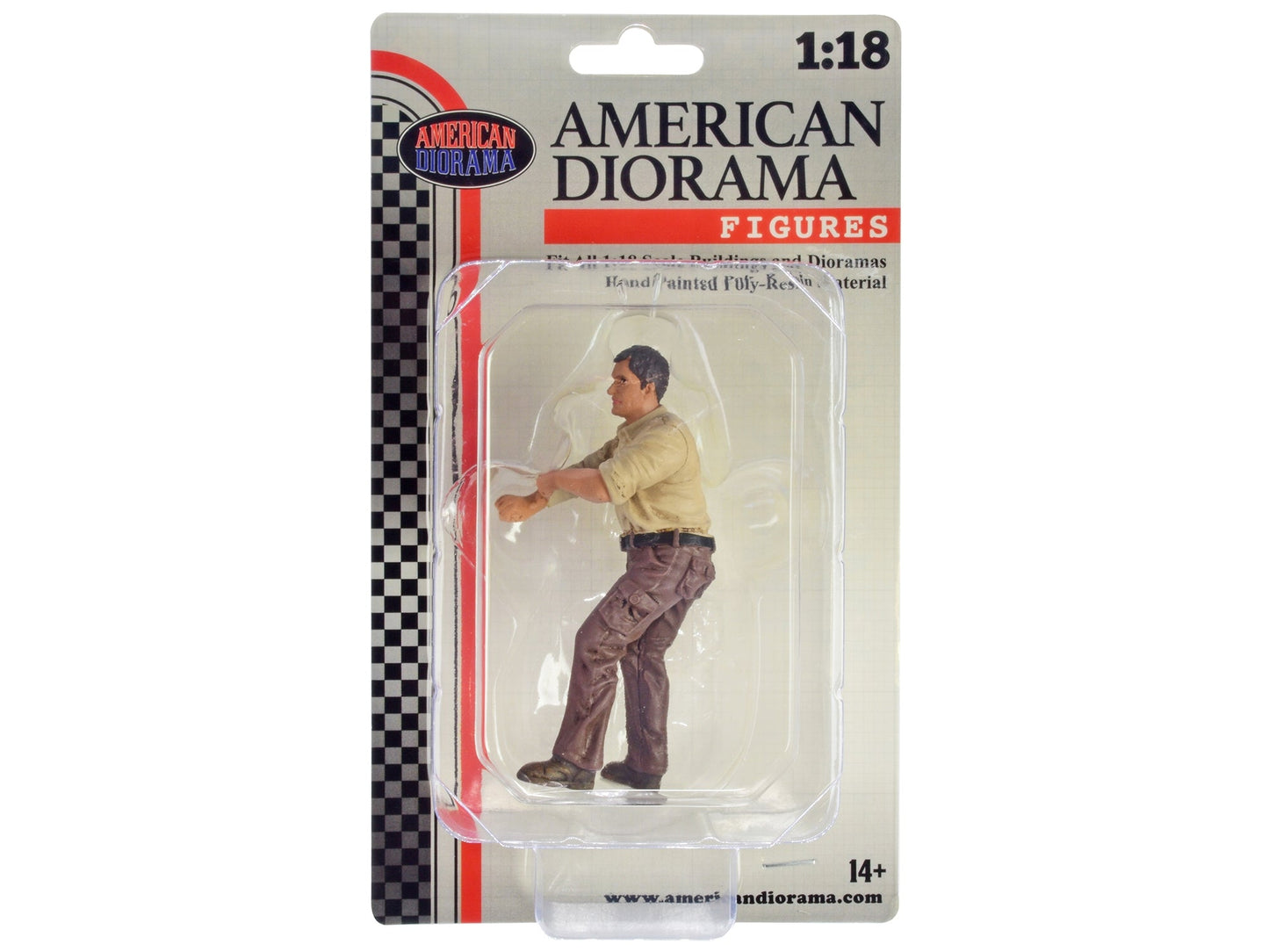 1:18 SCALE GARAGE FIGURE – MECHANIC POSE #3 ACCESSORY
