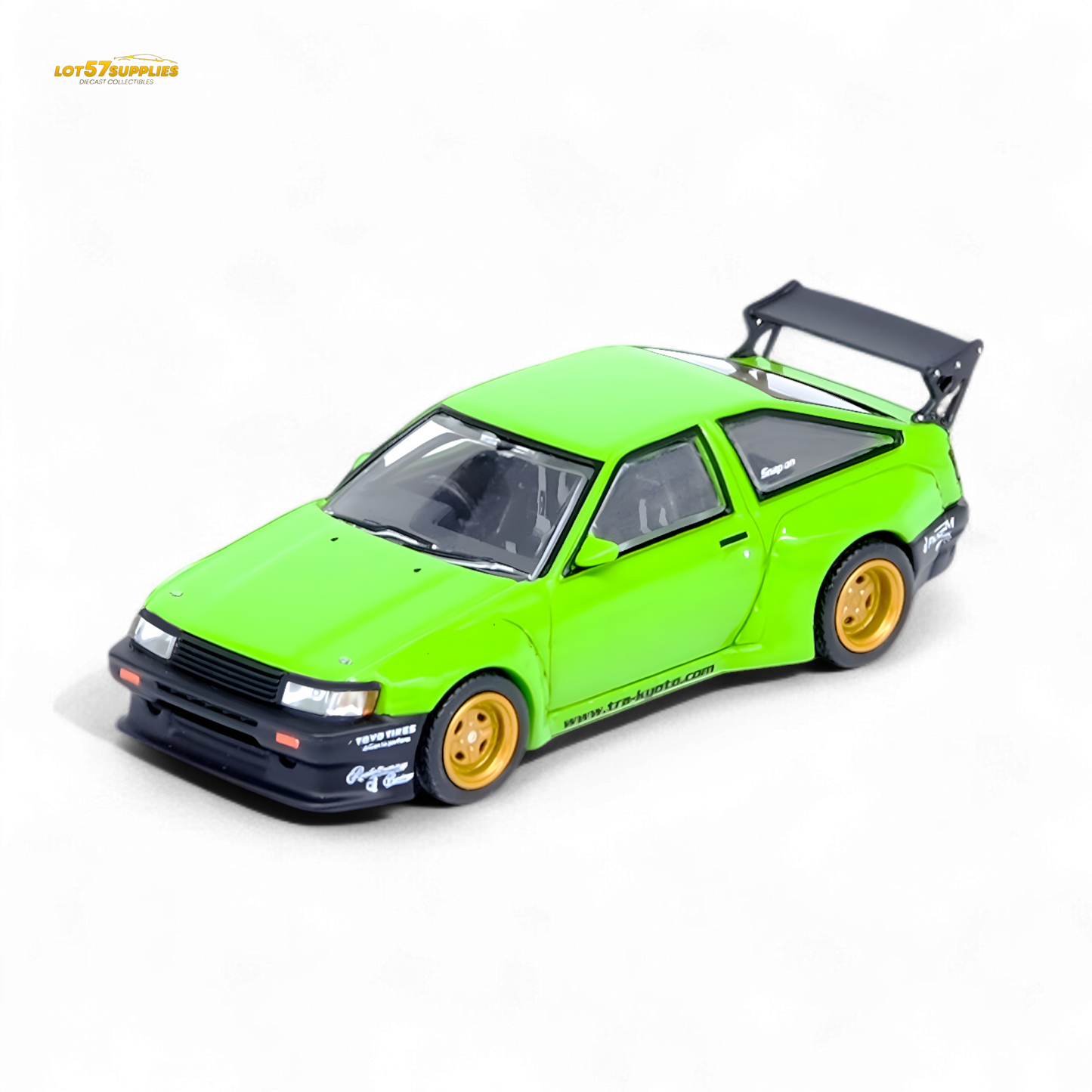 Inno64 TOYOTA AE86 Levin "PANDEM ROCKET BUNNY" Green 1:64