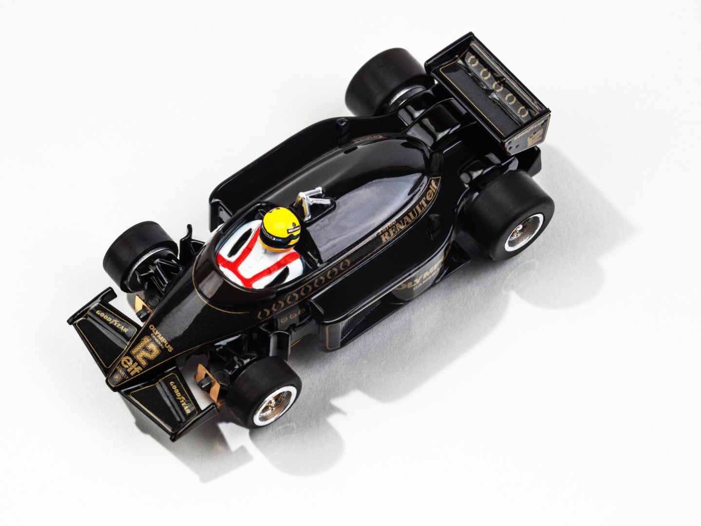 AFX 22113 Ayrton Senna Lotus 97T 1985 Black HO Slot Car MegaG+