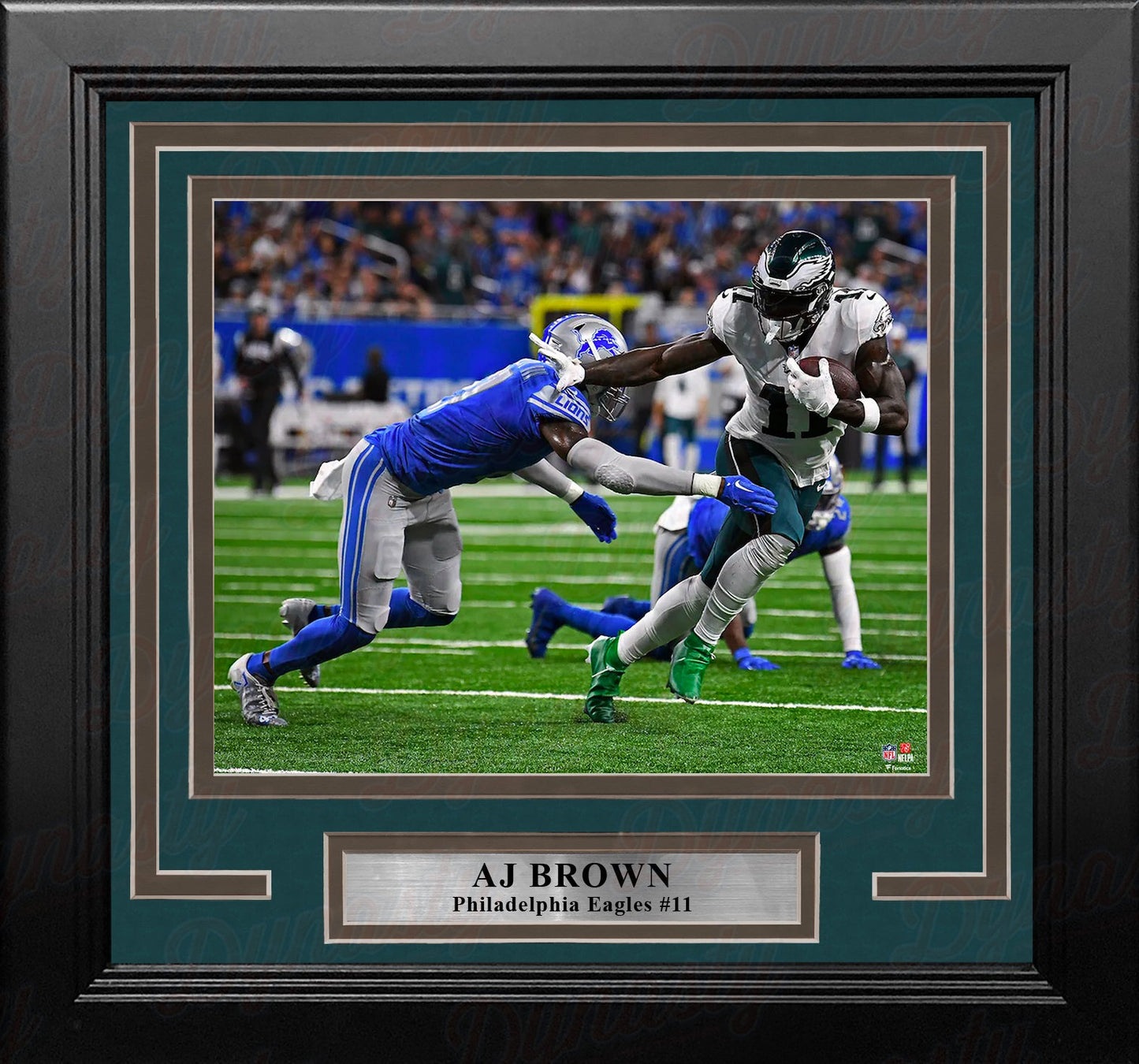 AJ Brown in Action Philadelphia Eagles 8" x 10" Framed Football Photo