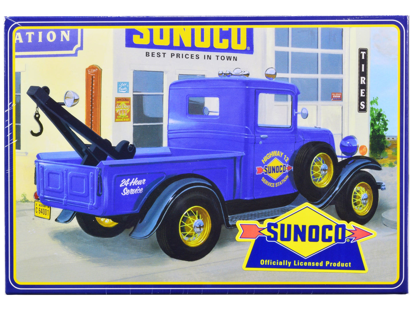 Skill 2 Model Kit 1934 Ford Pickup Truck "Sunoco" 3 in 1 Kit 1/25 Scale Model by AMT free shipping USA