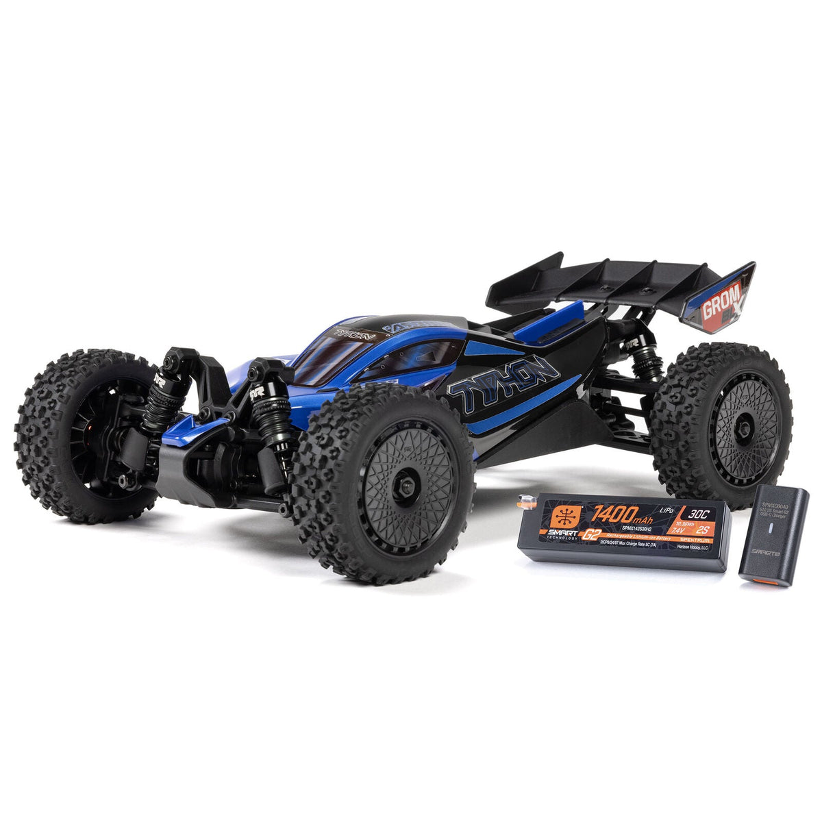 ARRMA 1/14 Typhon Grom 223S DSC 4X4 RTR Brushless Buggy w/ Battery & Charger