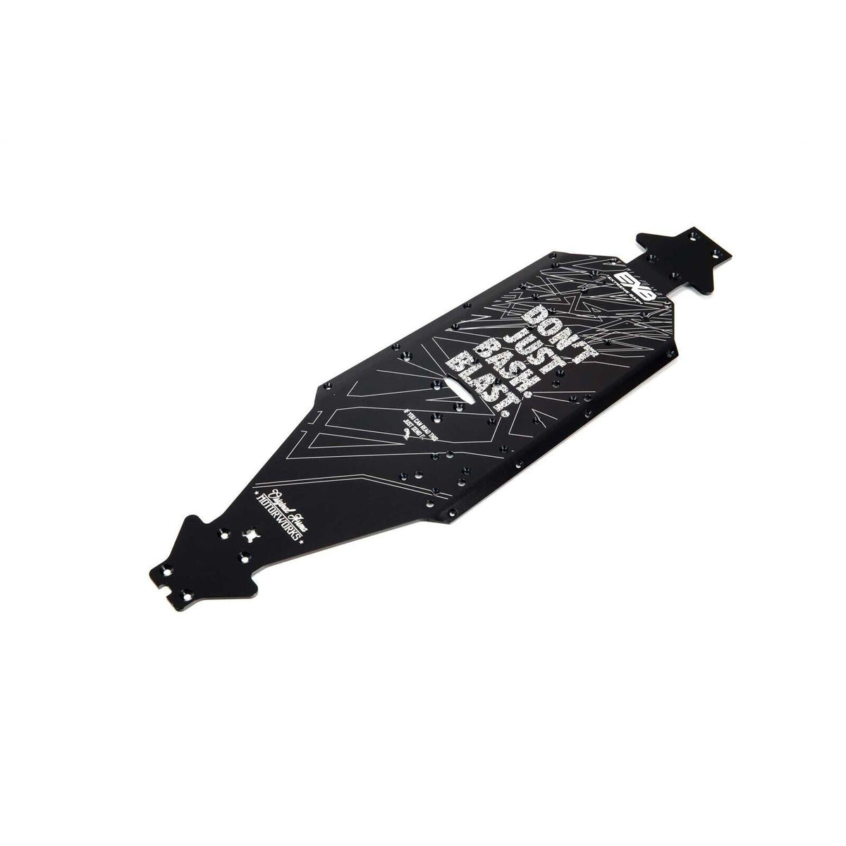 Arrma ARA320570 Aluminum Chassis CNC 7075 T6 LWB Black EXB Kraton 6S