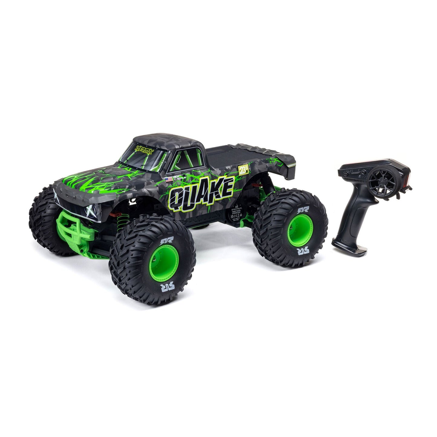 Arrma 1/10 QUAKE 223S DSC 2WD RTR Brushless Monster Truck Green