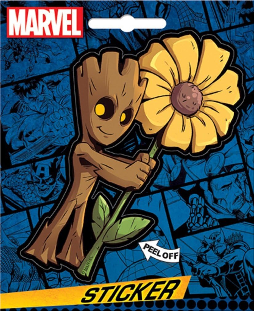 Marvel Comics: Guardians of The Galaxy Groot Sticker - 4"