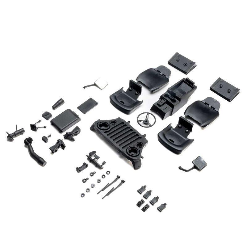 Axial AXI-3858 Body Details Int/Ext CJ-7: SCX10 III