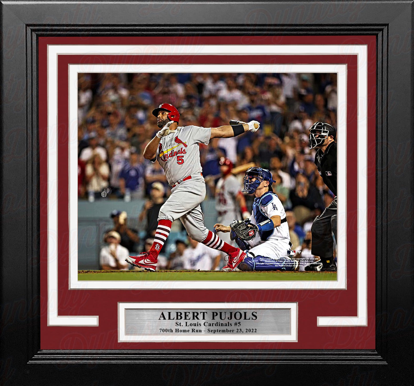 Albert Pujols 700th Home Run St. Louis Cardinals 8" x 10" Framed Baseball Photo
