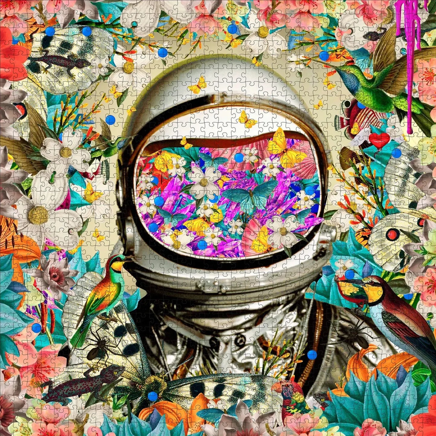 Astronaut 1000 Piece Jigsaw Puzzle Pomegranate