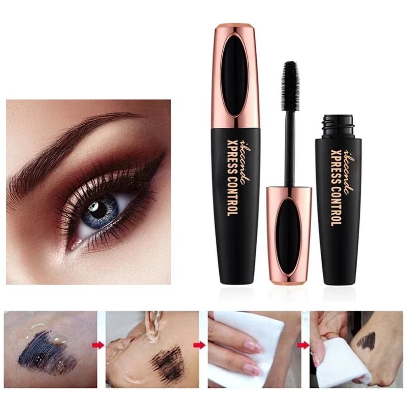 4D Silk Fiber Lash Mascara, Fiber Mascara, Waterproof,Long-Lasting 4d mascara by Js House