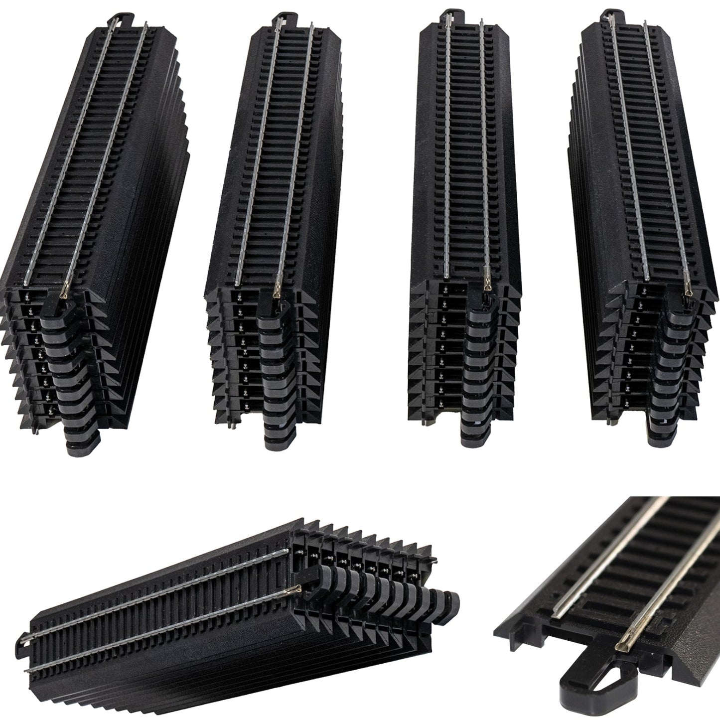 Bachmann 44481 9" Straight E-Z HO Train Track (50 Pieces)