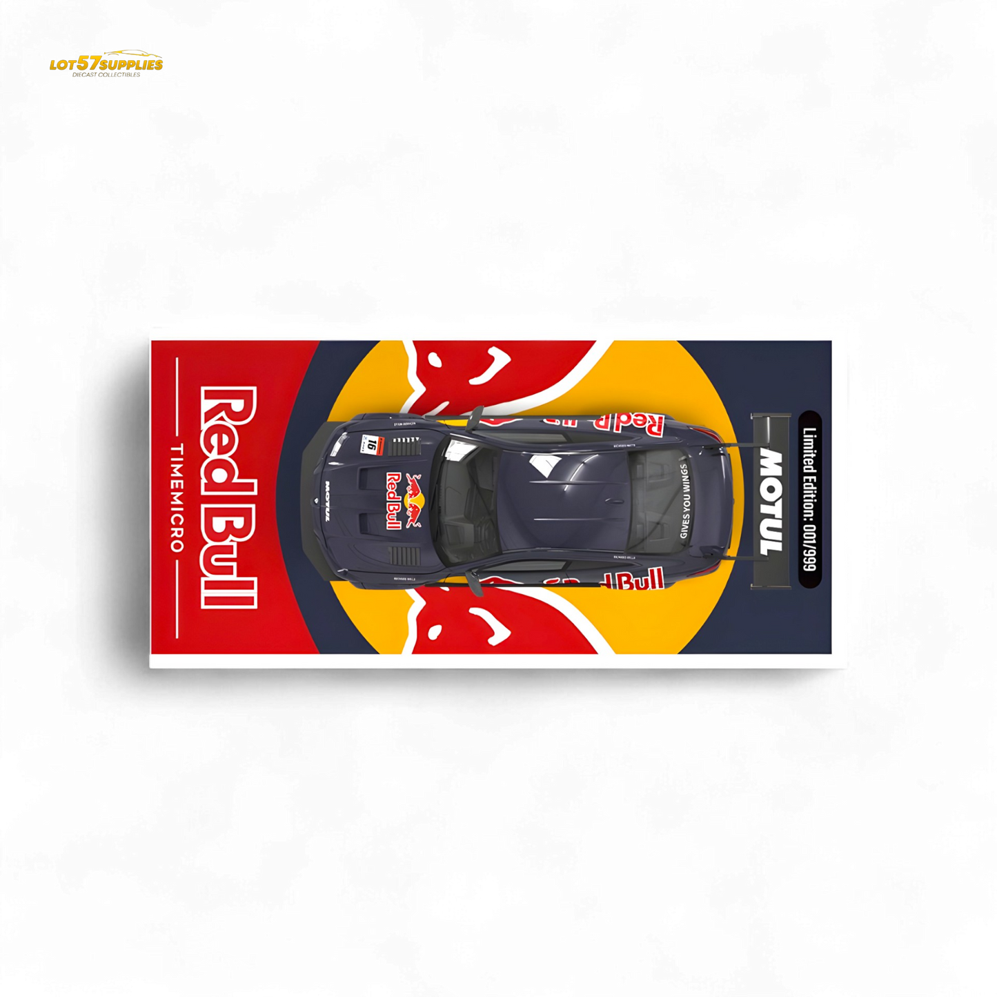 TimeMicro BMW M4 Modified Widebody Red Bull Figure Version 1:64