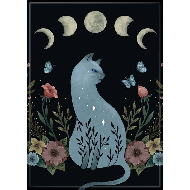 Episodic Drawing: Cat On the Hill Magnet