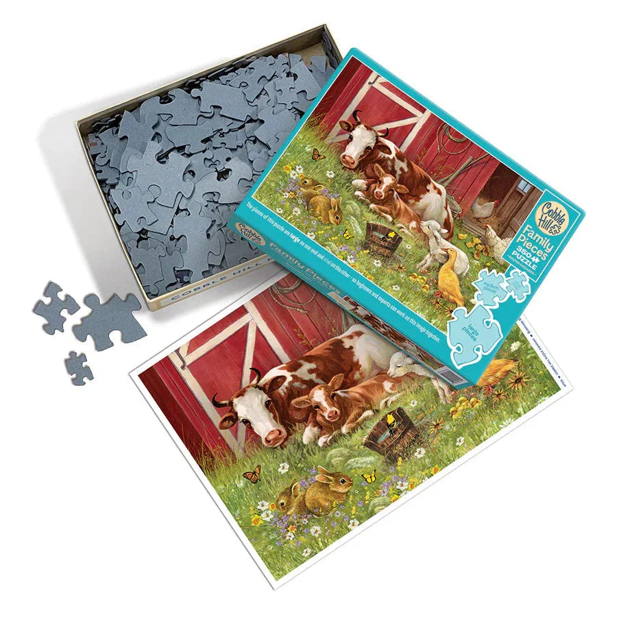 Barnyard Babies 350 Piece Family Jigsaw Puzzle Cobble Hill