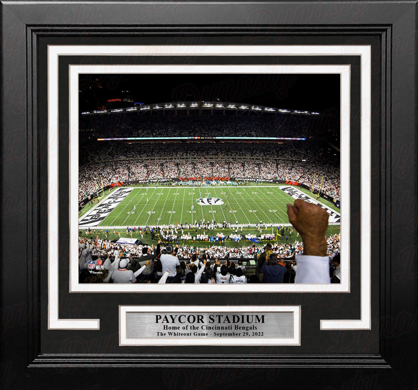 Cincinnati Bengals Paycor Stadium White-Out Game 8" x 10" Framed Football Photo