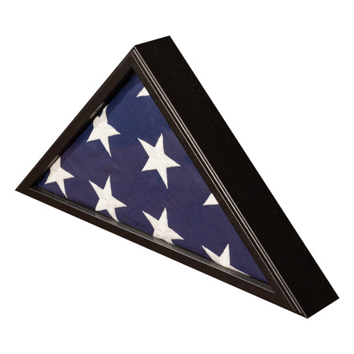 Sergeant Flag Case, Personal Inscription Engraving: Black Color.