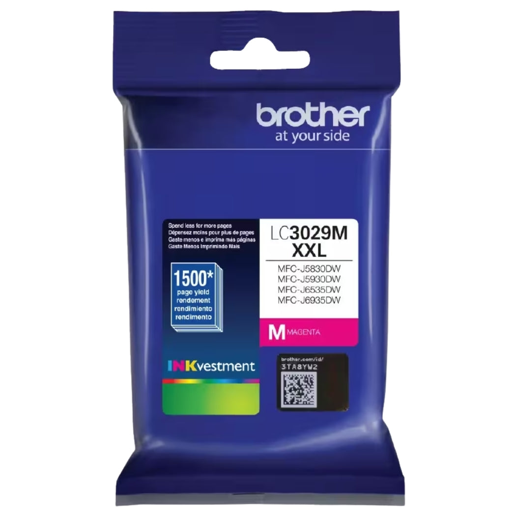 New, Pre-Owned - Brother LC3029XXL Extra High Yield Magenta Ink Cartridge