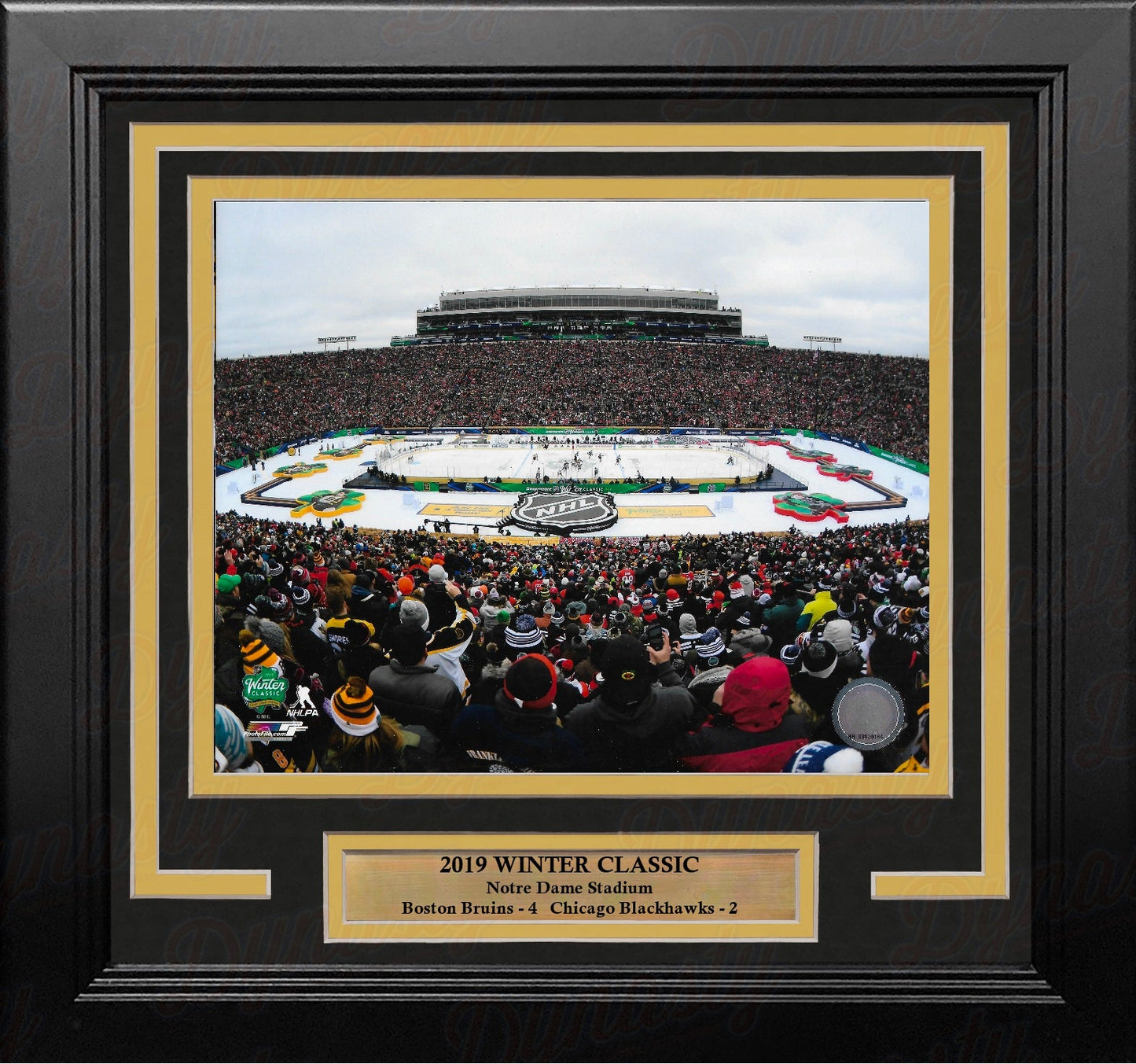 Boston Bruins 2019 Winter Classic 8" x 10" Framed Hockey Stadium Photo
